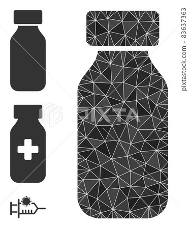 Vector Triangle Filled Vial Icon and Similar Icons 83637363