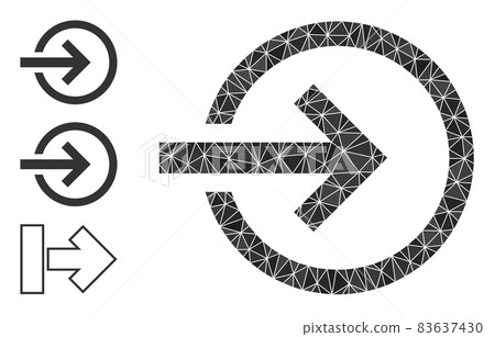 Vector Lowpoly Import Icon and Similar Icons 83637430