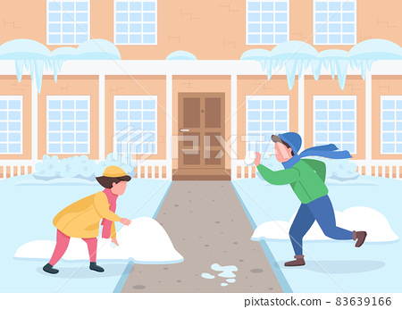 fun in the snow clipart backgrounds