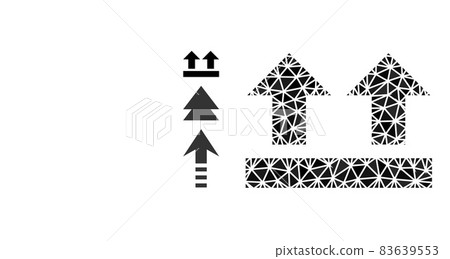 Vector Lowpoly Bring Up Icon and Other Icons 83639553
