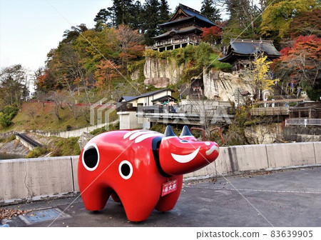 Okuaizu Yanaizu Town Autumn Fukuman Kokuzoson Enzoji Temple 83639905