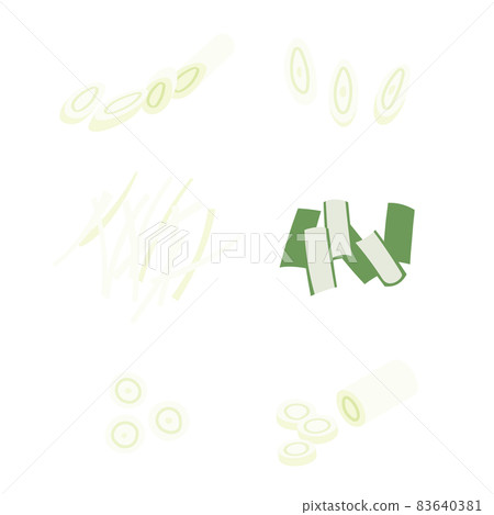 Cut long onion 83640381