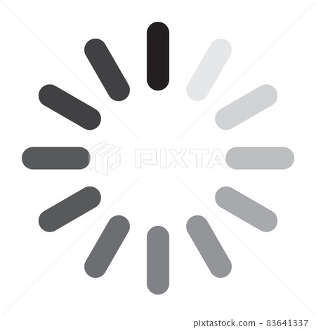 Processing icon. Circular loader. Loading... - Stock Illustration ...