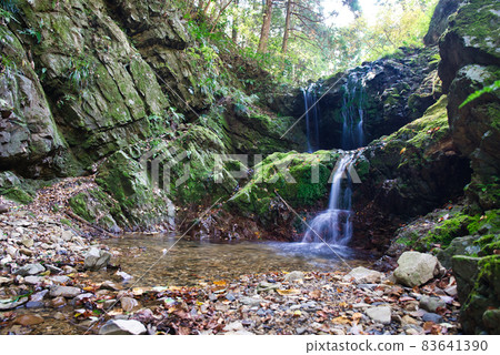 Waterfall of the main shrine (Hachioji castle ruins) 83641390