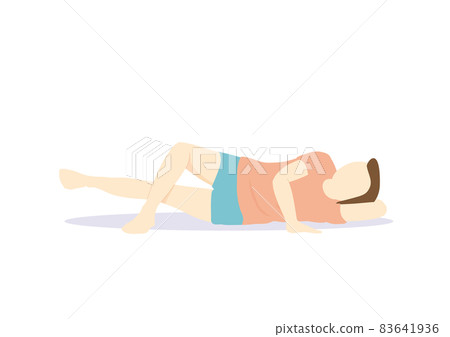 A woman on a diet doing legaduction, no mat, no facial expression A woman on a diet doing legaduction, no mat, no facial expression 83641936