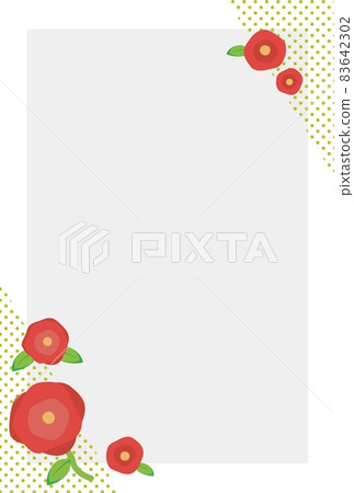 新年賀卡明信片模板花 新年賀卡明信片模板花 83642302