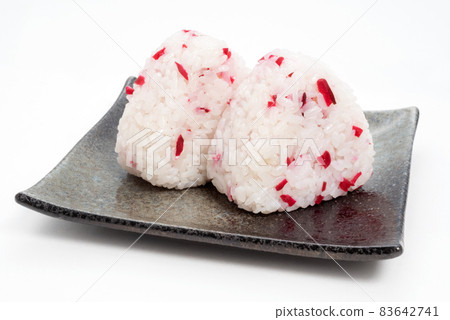 Okinawan cuisine Roselle rice balls Okinawan cuisine Roselle rice balls 83642741
