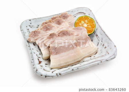 Okinawan cuisine Souch car slice Okinawan cuisine Souch car slice 83643260