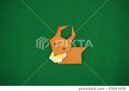 Origami reindeer 83643486
