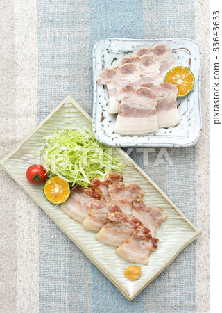 Okinawan cuisine, salted soup car and saute Okinawan cuisine, salted soup car and saute 83643633