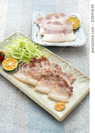 Okinawan cuisine, salted soup car and saute Okinawan cuisine, salted soup car and saute 83643636