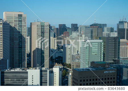 建築物鳥瞰圖(東京虎之門霞關地區) 建築物鳥瞰圖(東京虎之門霞關地區) 83643680