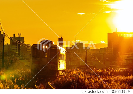 Kiha 54 逆著夕陽奔跑的釧路 83643969