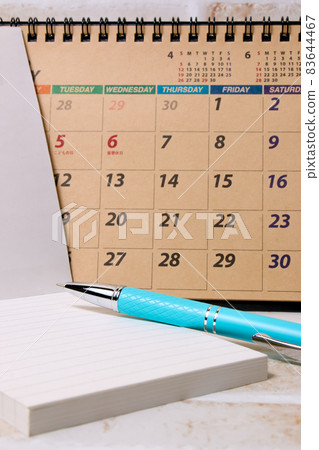 Calendar, stationery, ballpoint pen, notebook, calendar, stationery, pen, memo, notepad, school, appointment Calendar, stationery, ballpoint pen, notebook, calendar, stationery, pen, memo, notepad, school, appointment 83644467