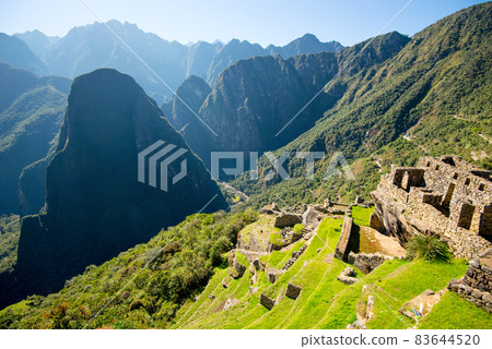 View of the terraces of Machu Picchu - Peru View of the terraces of Machu Picchu - Peru 83644520