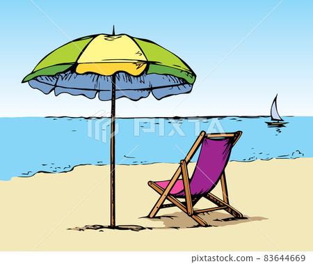 Parasol. Vector drawing 83644669