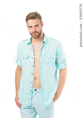 Casual comfortable style. Fresh shirt concept. Style Casual comfortable style. Fresh shirt concept. Style 83645576