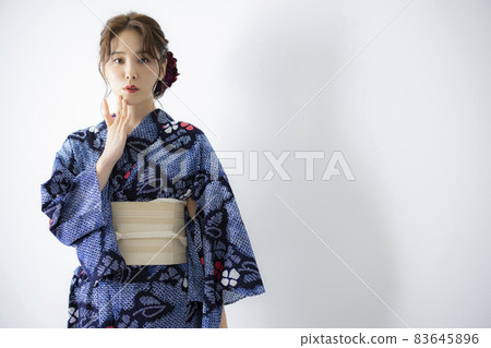 Arimatsu Shibori Yukata Woman Arimatsu Shibori Yukata Woman 83645896