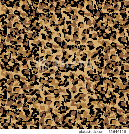 Fashionable Leopard Seamless Pattern. Stylized Spotted Leopard Skin Background for Fashion, Print, Wallpaper, Fabric. Fashionable Leopard Seamless Pattern. Stylized Spotted Leopard Skin Background for Fashion, Print, Wallpaper, Fabric. 83646126