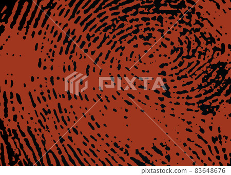 Fingerprint. Vector drawing black pattern 83648676