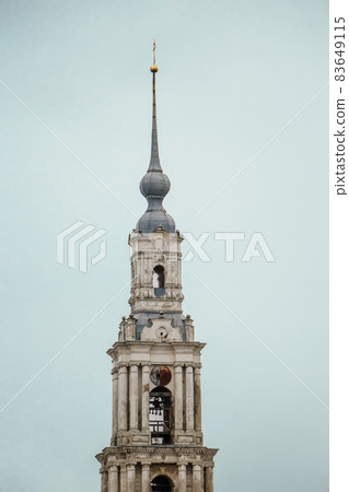 Old abandoned bell tower in the middle of the lake, Kalyazin, Russia Old abandoned bell tower in the middle of the lake, Kalyazin, Russia 83649115