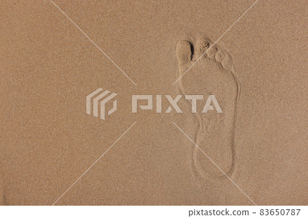 Summer tropical beach with mark 83650787