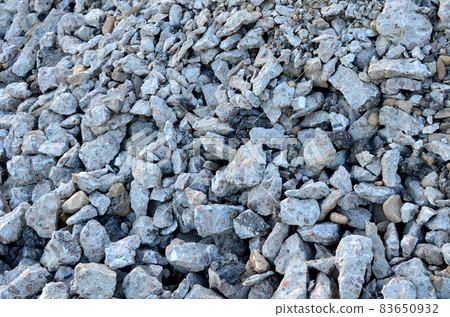 Concrete after crushing for recycling.  83650932