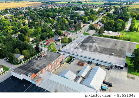 Aerial scene of Plattsville, Ontario, Canada 83651042