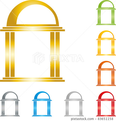 Tower, chateau, castle, pillars, real estate, logo Tower, chateau, castle, pillars, real estate, logo 83651158