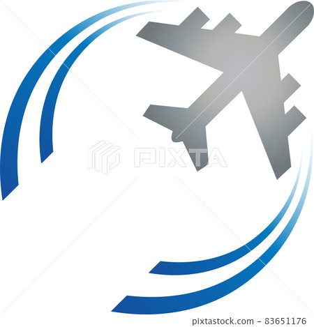 Airplane, travel, transportation, logo  83651176