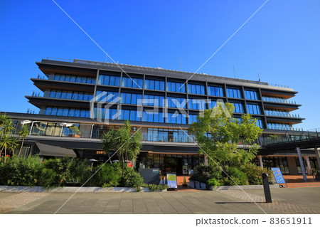 [Kanagawa] Yokohama hammerhead under fine weather 83651911