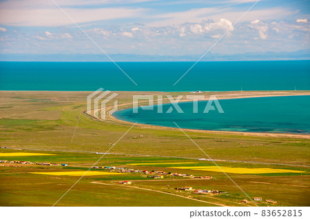 青海湖，青海省，中國，中國最大的鹹水湖 83652815