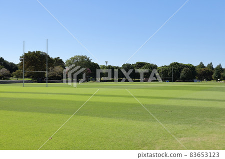 Scenery of Kumagaya Sports Culture Park Rugby Ground in Kumagaya City, Saitama Prefecture 83653123