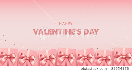 Elegante realistic romantic women holiday background. Copy space. Vector llustration for greeting with Happy Valentine Day, Woman Day or Mother Day Elegante realistic romantic women holiday background. Copy space. Vector llustration for greeting with Happy Valentine Day, Woman Day or Mother Day 83654576