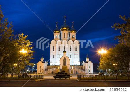 Holy Trinity Cathedral. Magadan, Far East of Russia. 83654912