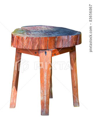 Wooden chair isolated on white background 83656867
