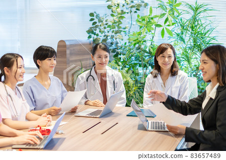 Nurse Meeting Hospital Photographing cooperation: WEEK Shibadaimon (Sun Frontier Fudousan) 83657489