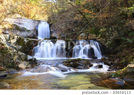 Beautiful, waterfall scenery, autumn scenery, Beautiful, waterfall scenery, autumn scenery, 83658113