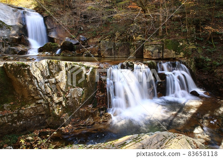 Beautiful, waterfall scenery, autumn scenery, Beautiful, waterfall scenery, autumn scenery, 83658118