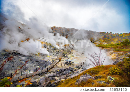 Tamagawa Onsen in autumn, Akita Prefecture Tamagawa Onsen in autumn, Akita Prefecture 83658130