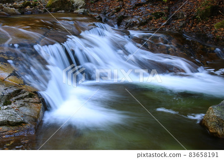 Beautiful, waterfall scenery, autumn scenery, Beautiful, waterfall scenery, autumn scenery, 83658191