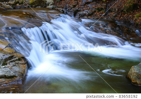 Beautiful, waterfall scenery, autumn scenery, Beautiful, waterfall scenery, autumn scenery, 83658192