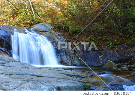 Beautiful, waterfall scenery, autumn scenery, Beautiful, waterfall scenery, autumn scenery, 83658194
