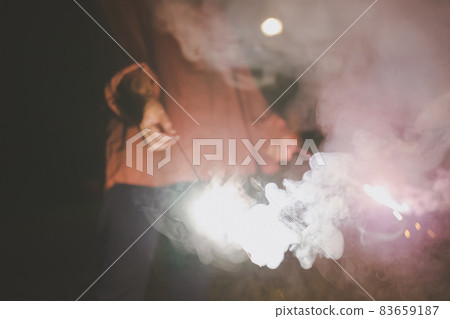 Hand-held fireworks 83659187