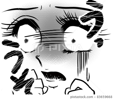 70 年代少女漫畫 Pallor 震驚的白眼女孩 83659668