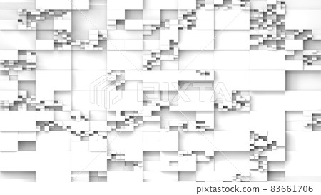 Tile Black and White Business Simple Square [There is another Ver] 83661706