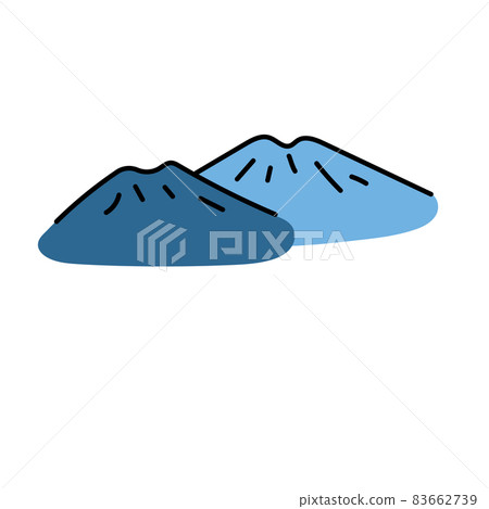 Mountain mountain illustration Simple mountain illustration Mountain mountain illustration Simple mountain illustration 83662739