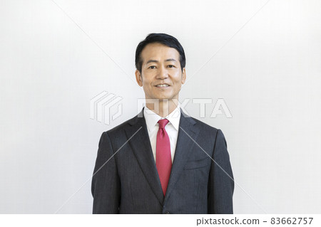 Businessmen in their late 50s Looking at the camera Portrait shooting cooperation "LINK FOREST" Businessmen in their late 50s Looking at the camera Portrait shooting cooperation "LINK FOREST" 83662757