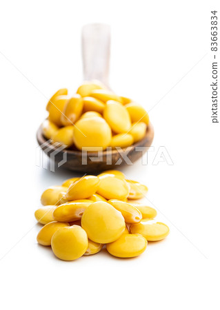 Pickled yellow Lupin Beans 83663834