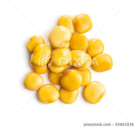 Pickled yellow Lupin Beans 83663836